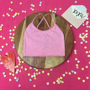 NWT Pink Ribbed Brami - Colsie